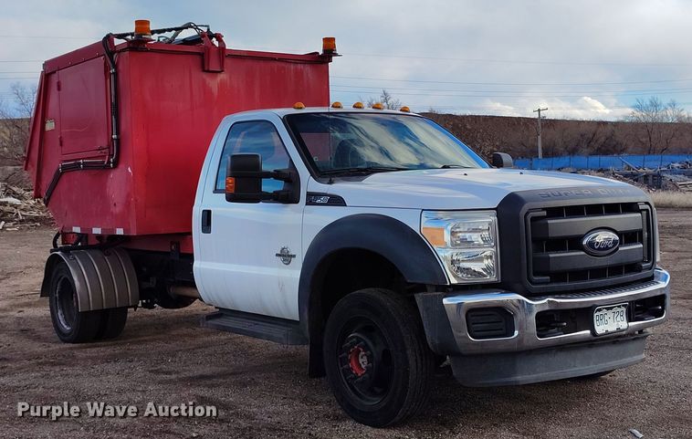 image for item DV6692 2015 Ford F450 Super Duty refuse truck