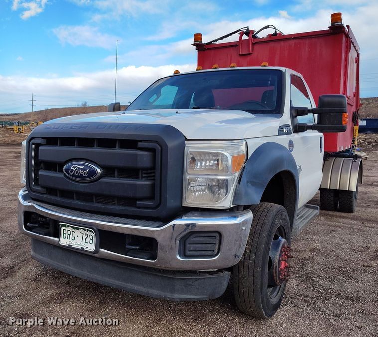 image for item DV6692 2015 Ford F450 Super Duty refuse truck