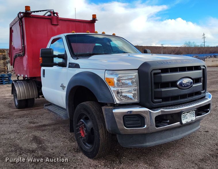 image for item DV6692 2015 Ford F450 Super Duty refuse truck
