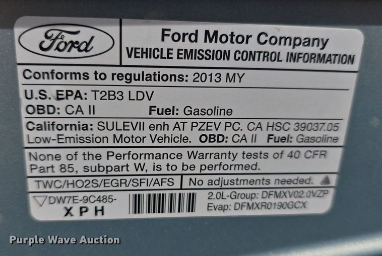image for item DW3214 2013 Ford C-Max 