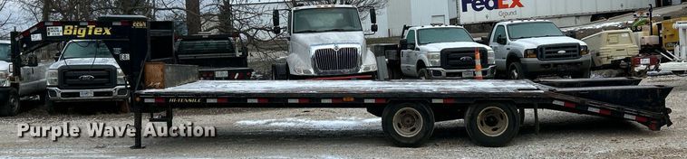 image for item DW3336 2013 Big Tex 22NG-20BK+5CP equipment trailer