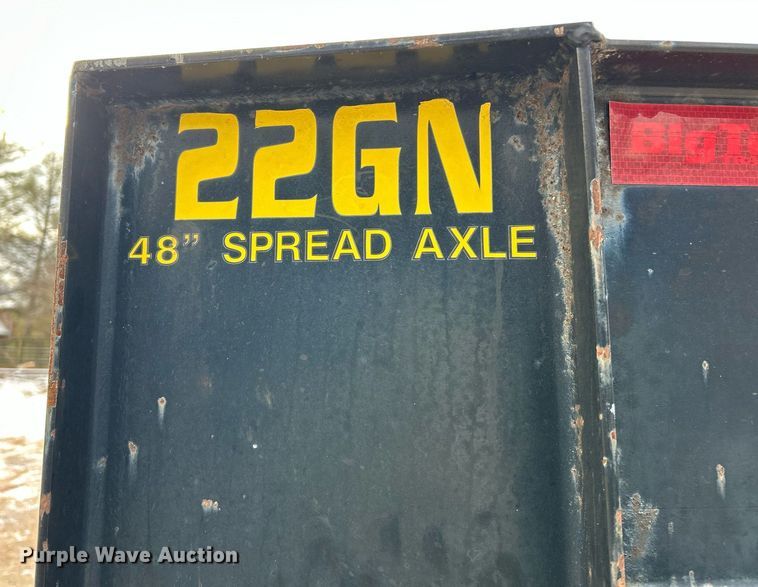 image for item DW3336 2013 Big Tex 22NG-20BK+5CP equipment trailer