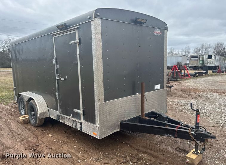 image for item EC3491 2017 Forest River Inc enclosed cargo trailer