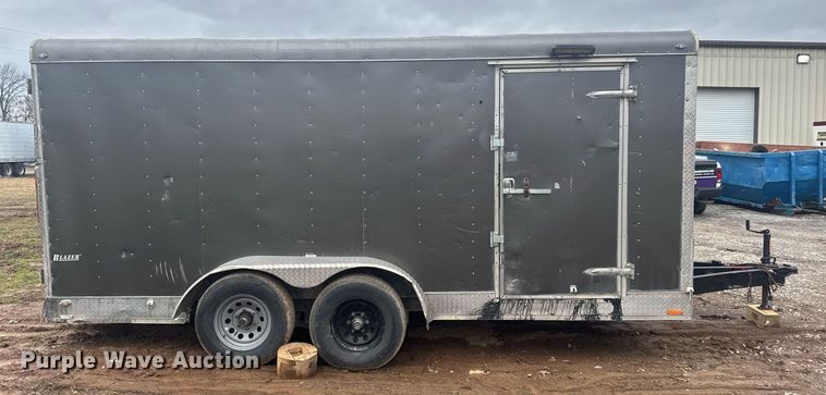 image for item EC3491 2017 Forest River Inc enclosed cargo trailer