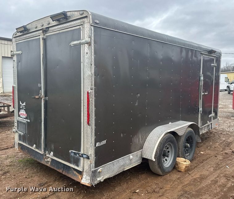 image for item EC3491 2017 Forest River Inc enclosed cargo trailer