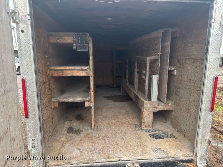 image for item EC3491 2017 Forest River Inc enclosed cargo trailer