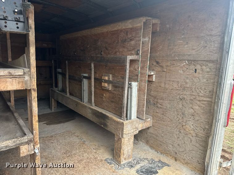 image for item EC3491 2017 Forest River Inc enclosed cargo trailer