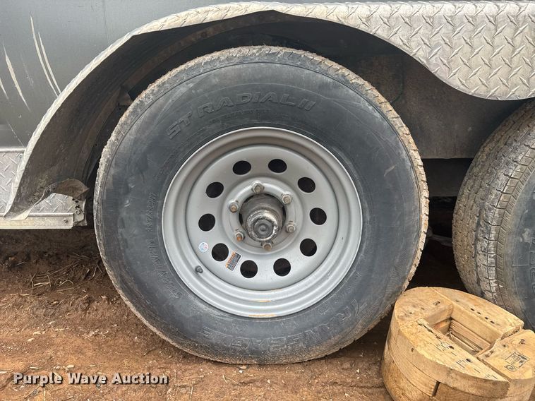 image for item EC3491 2017 Forest River Inc enclosed cargo trailer