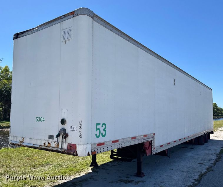 image for item EC3496 1998 Dorsey Trailers DFVPT-E dry van trailer