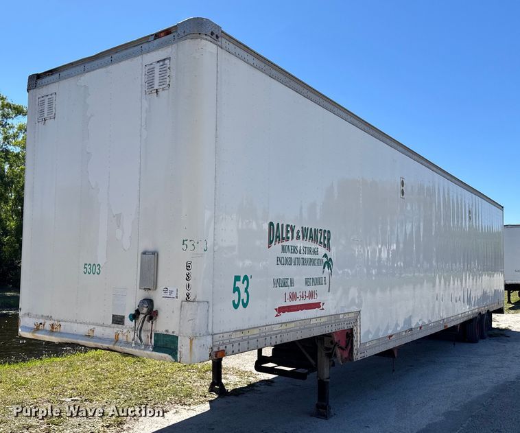 image for item EC3497 1997 Dorsey Trailers DFVPT-E dry van trailer