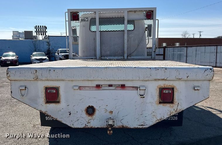 image for item ED5506 1999 International 4300 Crew Cab flatbed truck