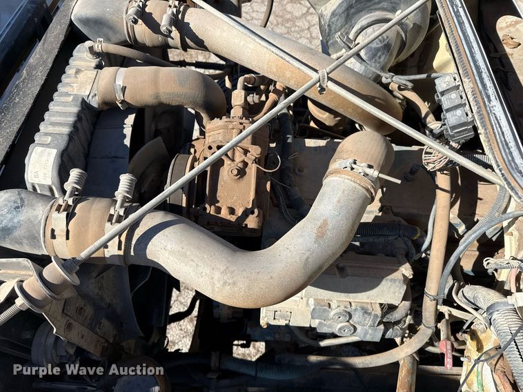 image for item ED5506 1999 International 4300 Crew Cab flatbed truck