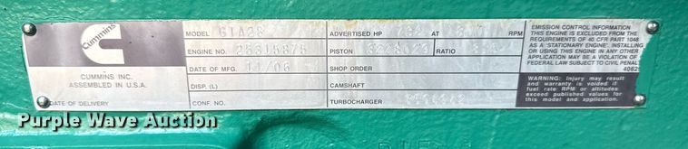 image for item EG2568 2007 MagnaMax 574RSL4036 generator