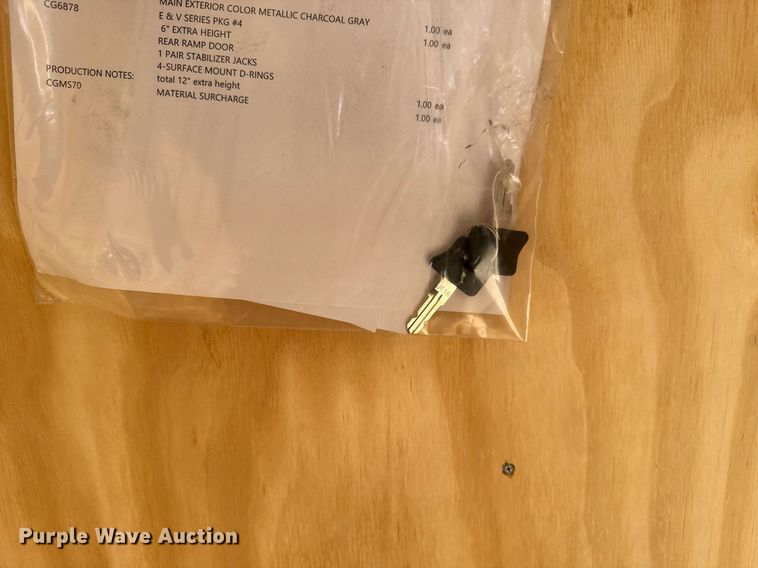 image for item EG2585 2024 Forest River Inc enclosed cargo trailer