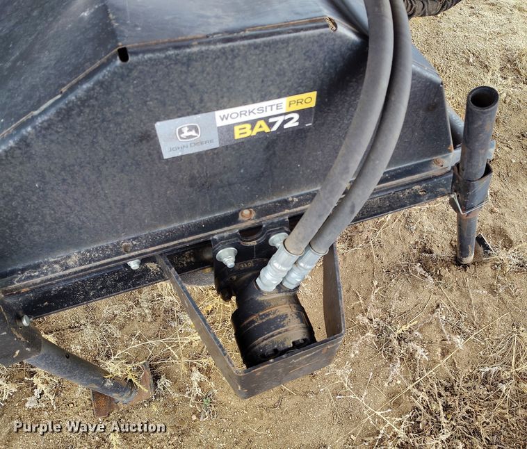 image for item EH0181 John Deere BA72 skid steer broom