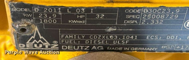 image for item EJ3507 Rainbow Mfg. 05000 generator