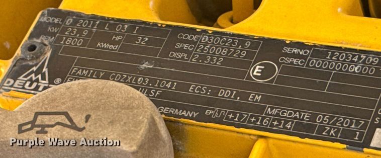 image for item EJ3507 Rainbow Mfg. 05000 generator