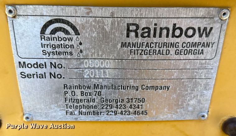 image for item EJ3507 Rainbow Mfg. 05000 generator