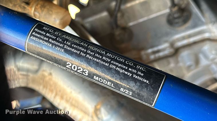 image for item EK0467 2023 Honda Talon 1000R-4 utility vehicle