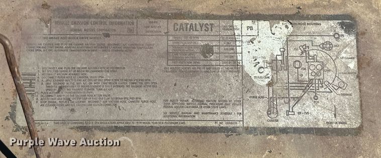 image for item EK0475 1979 Pontiac Firebird Trans-Am 