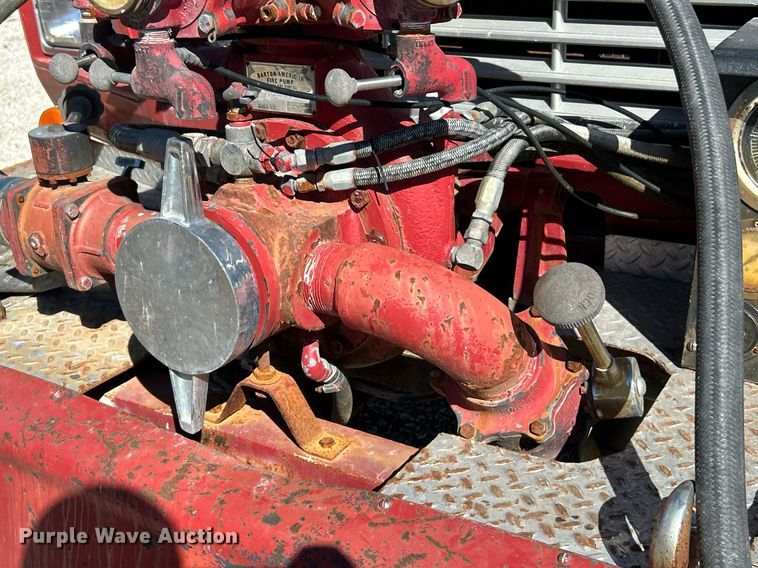 image for item EK2712 1980 Ford F700 Custom Cab pumper fire truck