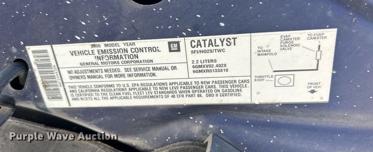 image for item EK2717 2006 Chevrolet Malibu LT 