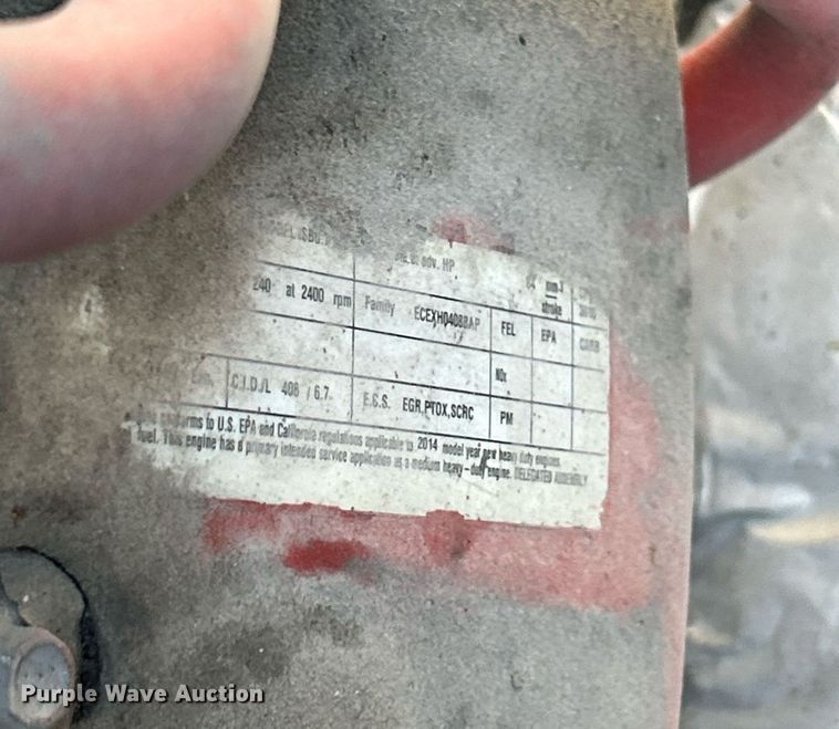 image for item EK2730 2015 International 4300 SBA truck cab and chassis