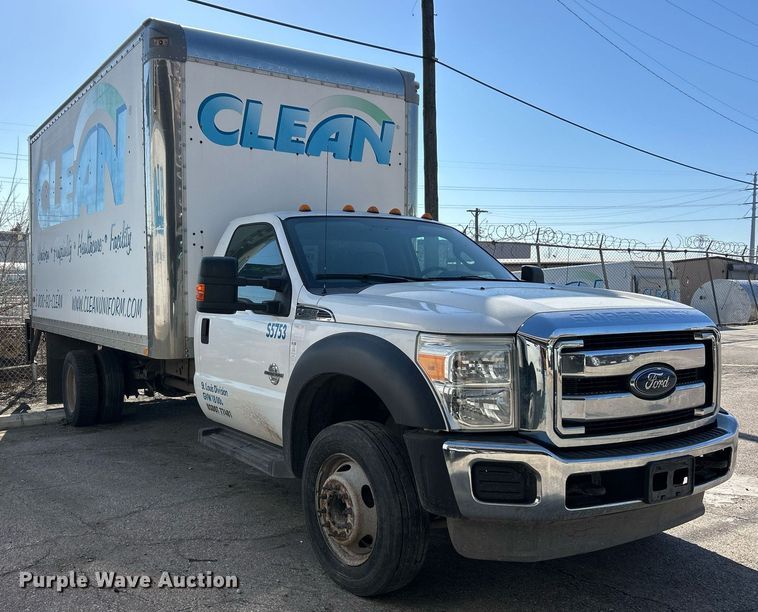 image for item EK2736 2013 Ford F550 Super Duty XLT box truck