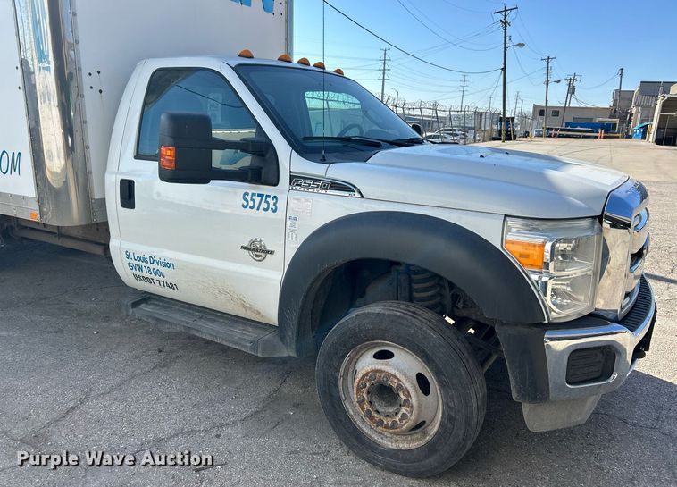 image for item EK2736 2013 Ford F550 Super Duty XLT box truck