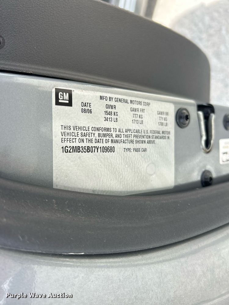 image for item EK2781 2007 Pontiac Solstice convertible