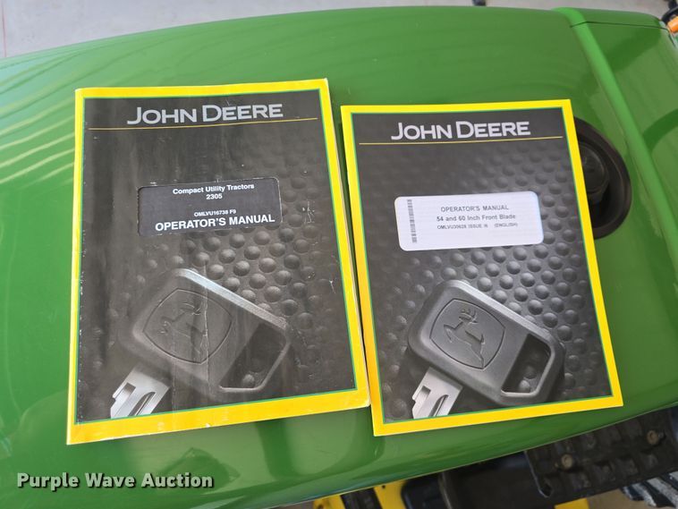 image for item EK5035 2010 John Deere 2305 MFWD tractor