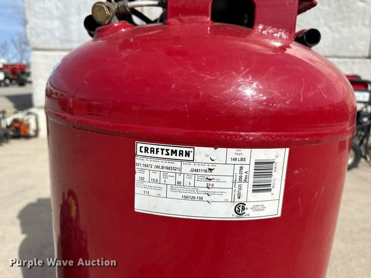 image for item EM3530 Craftsman 921.16472 air compressor