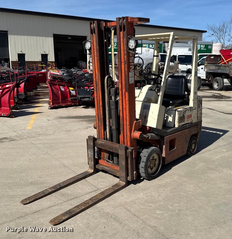 Nissan KCPH01A15PV forklift in Waukee, IA | Item EM3541 sold