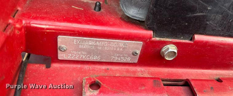 image for item EM3543 2009 Exmark LZZ27KC606 ZTR lawn mower