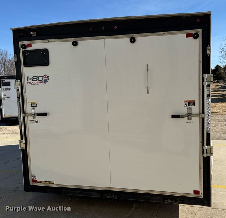 image for item EM3556 2020 H&H H9616TFTV-100 enclosed cargo trailer