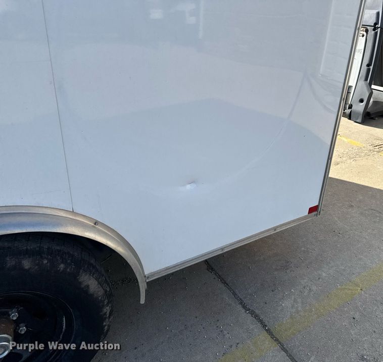 image for item EM3556 2020 H&H H9616TFTV-100 enclosed cargo trailer