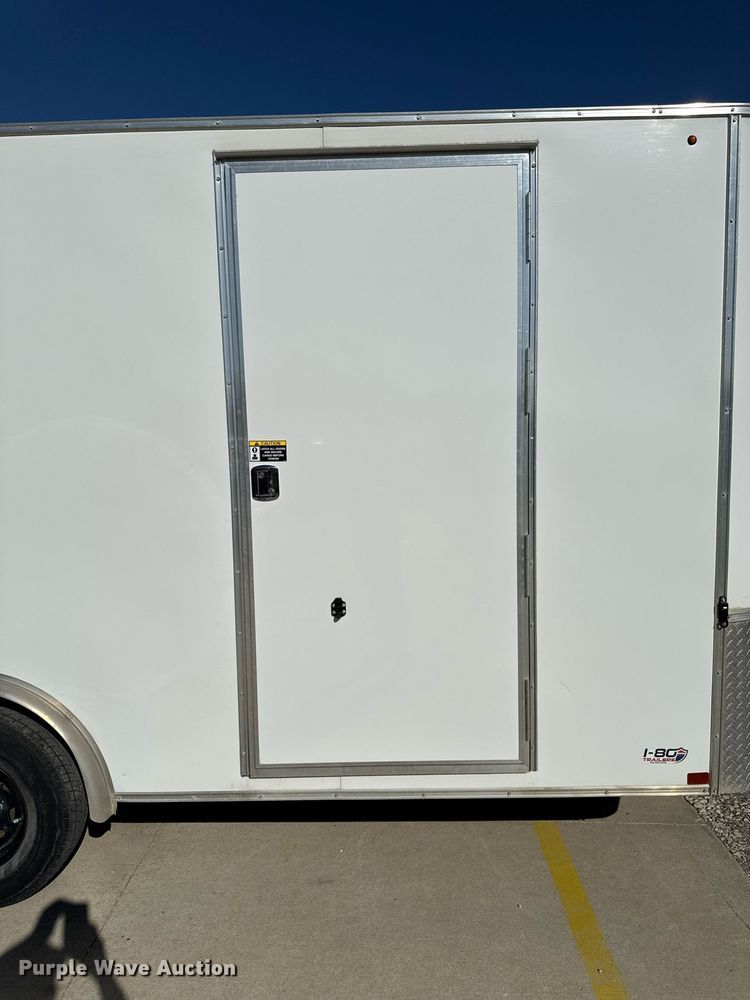 image for item EM3556 2020 H&H H9616TFTV-100 enclosed cargo trailer