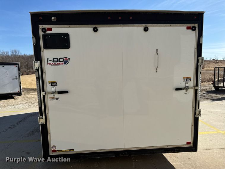 image for item EM3556 2020 H&H H9616TFTV-100 enclosed cargo trailer