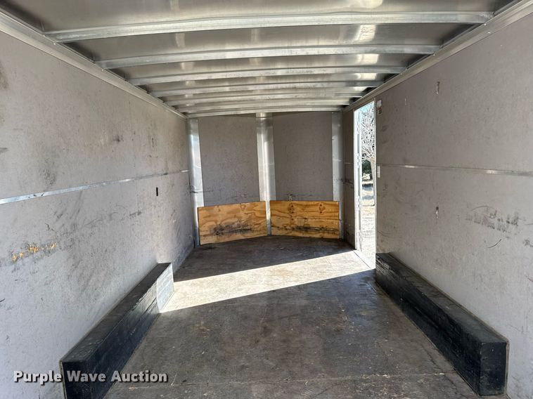 image for item EM3556 2020 H&H H9616TFTV-100 enclosed cargo trailer