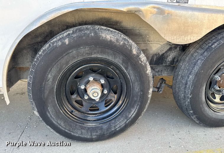 image for item EM3556 2020 H&H H9616TFTV-100 enclosed cargo trailer