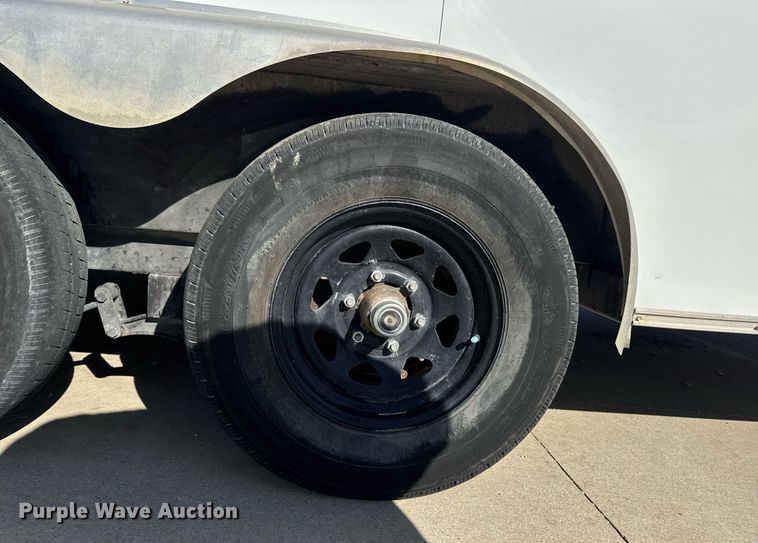 image for item EM3556 2020 H&H H9616TFTV-100 enclosed cargo trailer