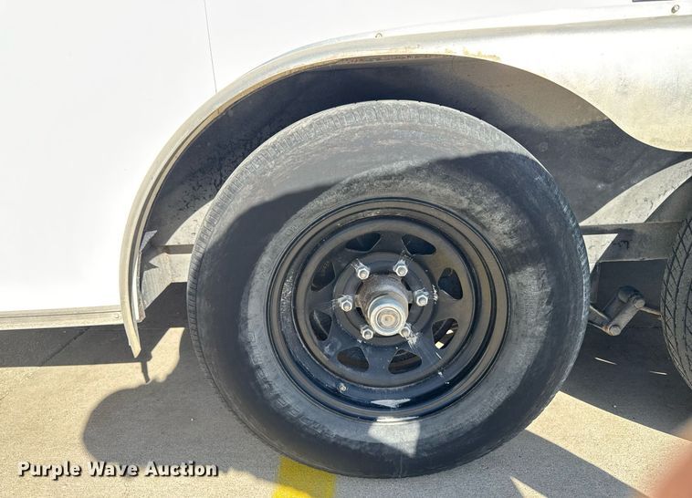 image for item EM3556 2020 H&H H9616TFTV-100 enclosed cargo trailer