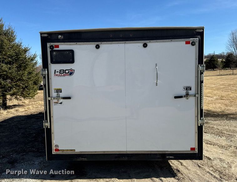image for item EM3557 2017 H&H enclosed cargo trailer