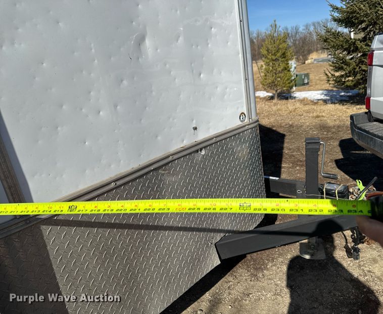 image for item EM3557 2017 H&H enclosed cargo trailer