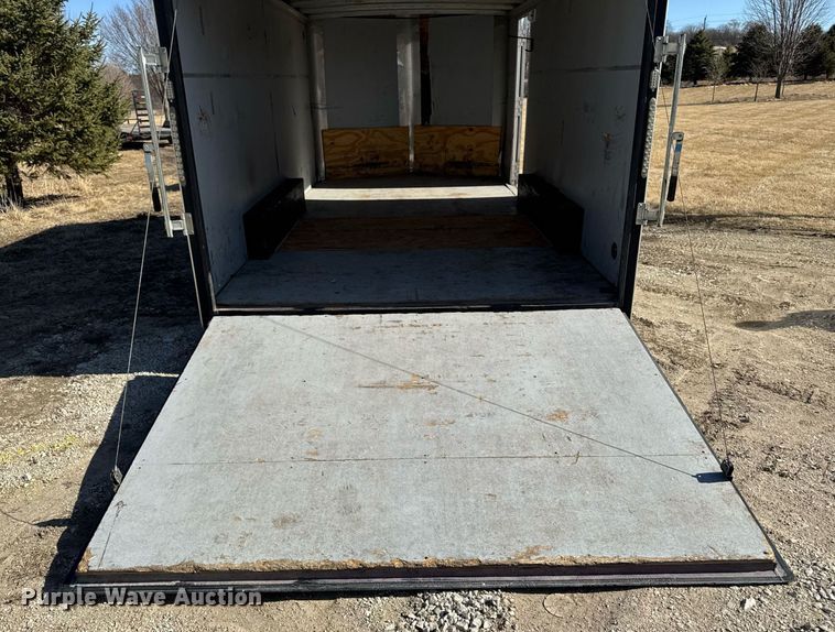 image for item EM3557 2017 H&H enclosed cargo trailer