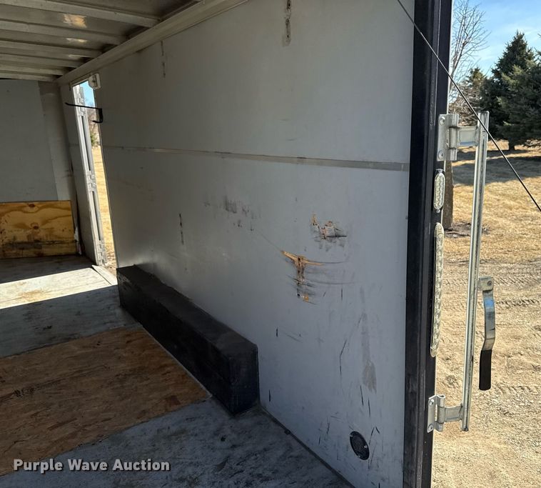 image for item EM3557 2017 H&H enclosed cargo trailer