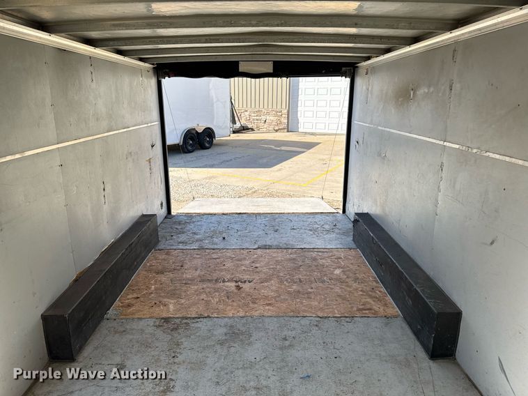 image for item EM3557 2017 H&H enclosed cargo trailer