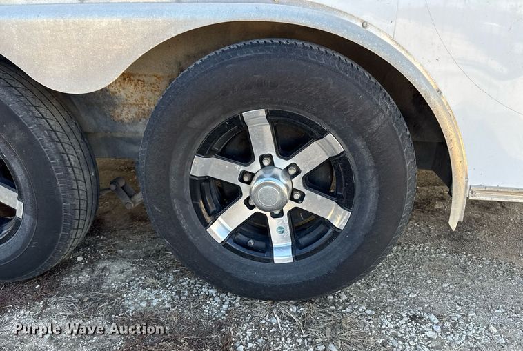 image for item EM3557 2017 H&H enclosed cargo trailer