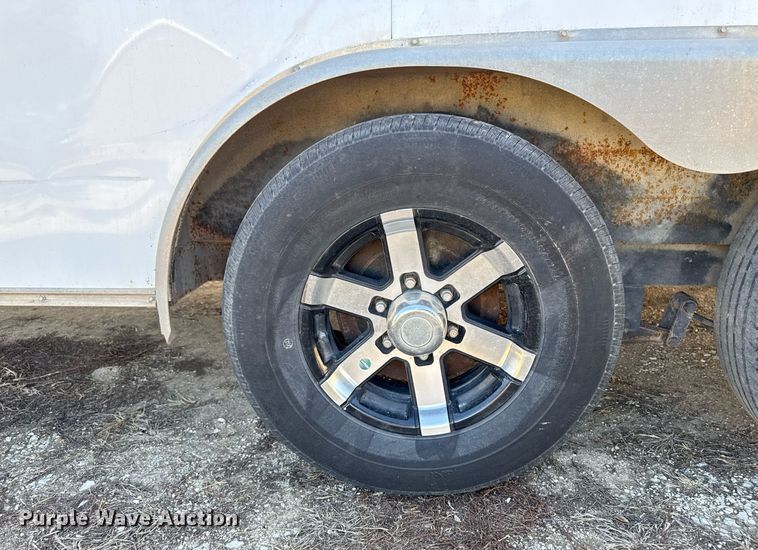 image for item EM3557 2017 H&H enclosed cargo trailer