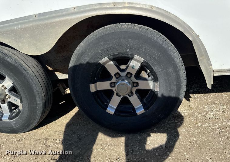 image for item EM3557 2017 H&H enclosed cargo trailer